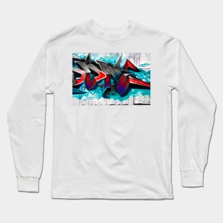 Street Art Graffiti Digbeth Birmingham UK Long Sleeve T-Shirt